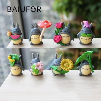 

BAIUFOR Mini Totoro Figure Toy My Neighbor Totoro Action Figurens Doll Juguete Birthday Gift Party Decoration Friend present