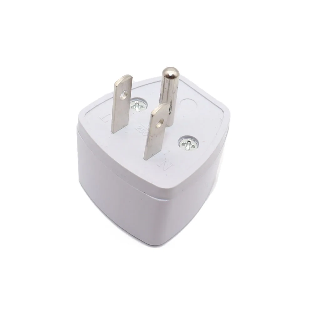 A TingDong Universal EU UK AU to US USA Canada AC Travel Power Plug Adapter Converter 10A 250V - Цвет: A