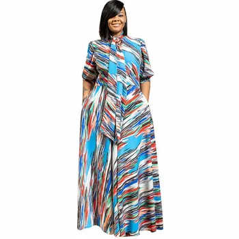 

4XL 5XL Plus Size African Dresses For Women Clothes 2020 Africa Clothing Muslim Long Dress Fashion African Maxi Dress For Lady