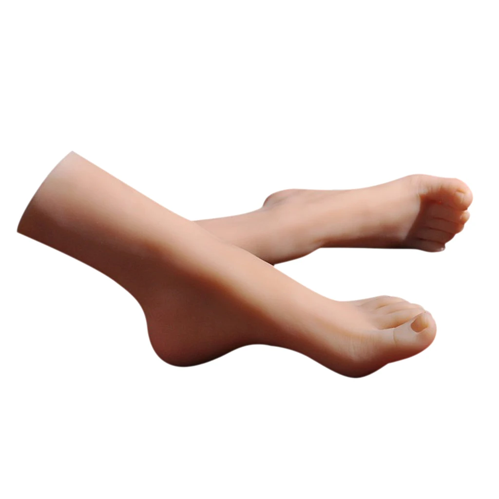 Details about   9.4'' Left Feet Model with Toes Mannequin for Sandal Sock Ankle Bracelet 