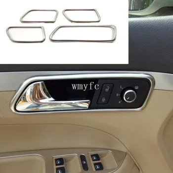 

For 2005-2015 Volkswagen Touran caddy stickers Touran the inner door handle decorative sheet stainless steel stickers 4pcs