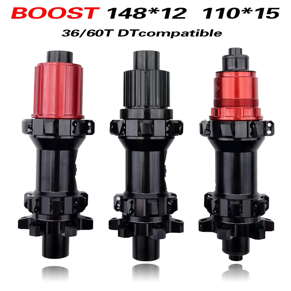 Boost Mtb Disco Bremse Valvola Valvola Hub 28H Loch Steckachse Un Sgancio Rapido Xd 148 110 15 Kompatibel Ratsche 60T 4 Abgedichtete