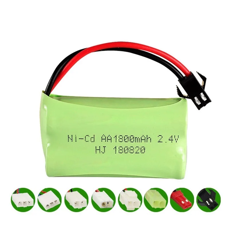 Модель M) 2,4 v 1800mah NiMH аккумулятор для радиоуправляемых игрушек, автомобилей танков, поездов, роботов, лодок, ружья Ni-MH AA 700mah 2,4 v перезаряжаемая батарея