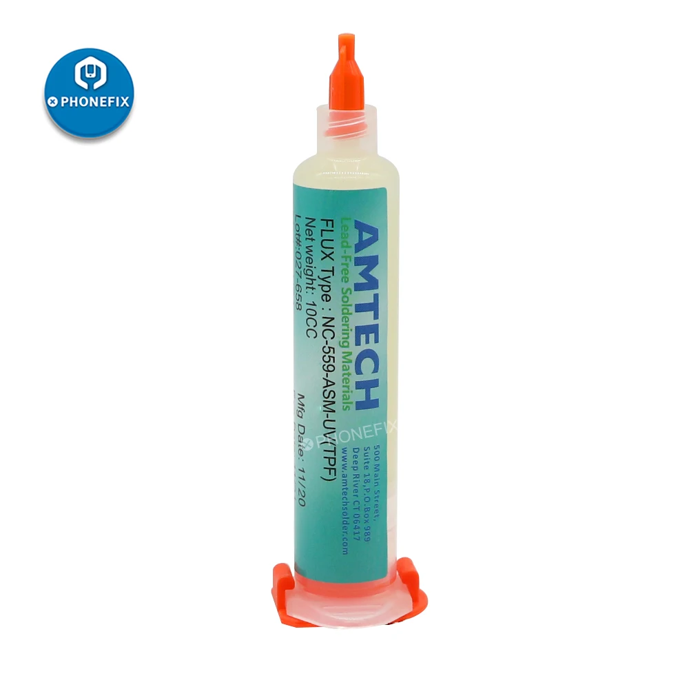 10cc AMTECH NC-559-ASM Solder Paste Flux BGA PCB No-Clean Advanced Oil for Mobile Phone Repair Welding Tool | Инструменты