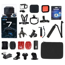 Оригинальная Экшн-Камера GoPro HERO 7 Black 4K 60fps 1080P 240fps Video Go Pro Sports Hero7 Black Helmet Cam с прямой потоковой передачей