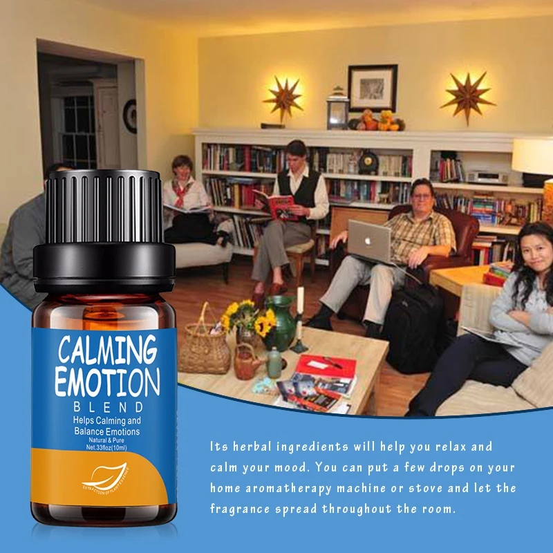 

10ML Aromatherapy Essential Oils Natural Organic Aroma Diffuser Oil For Massage, Soothing And Calming Emotion Oil