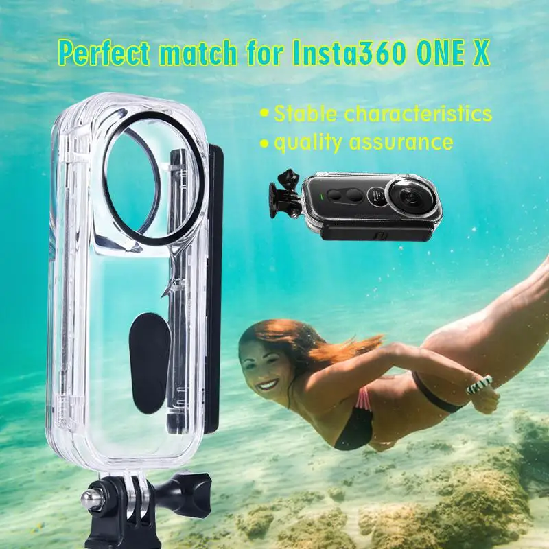 

10M Insta360 ONE X Venture Case Waterproof Housing Shell Diving Case for Insta360 One X Action Camera Accessories