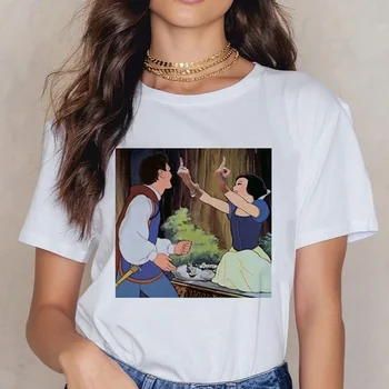 

Summer 2019 New Cartoon Harajuku Princess T Shirt O-Neck Punk Aesthetics TShirt Print Casual Short Sleeve Streetwear Women Top