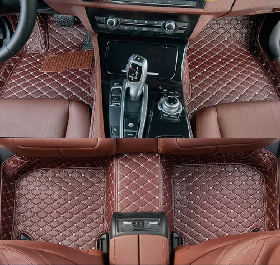 Car floor mats for Jaguar XF 5seater Accessories for Car interior 3d