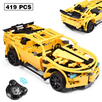 

419+PCS Technic Series Building Blocks RC Car Model Sports Racing Car Toy DIY Building Brick City Blocks Toys For Children Gift