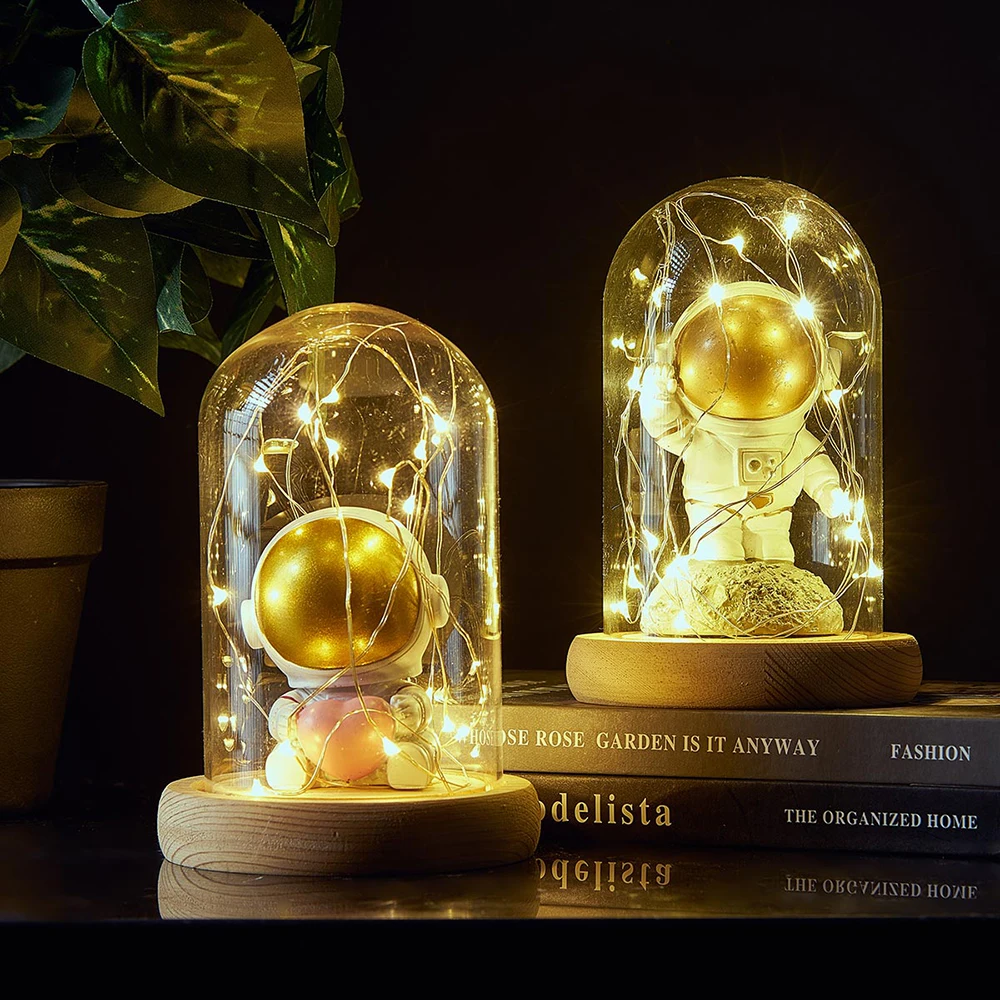 Статуя космонавта в европейском стиле домашняя скульптура героя миниатюрная