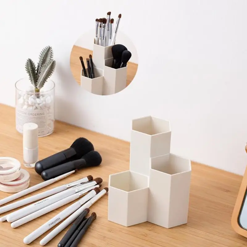 3 Lattices Cosmetic Brush Box Table Organizer Makeup Nail Polish Cosmetic Holder Make Up Tools Boxes Jewelry Display Rack Kits 3 Lattices Cosmetic Brush Box Table Organizer Makeup Nail Polish Cosmetic Holder Make Up Tools Boxes Jewelry Display Rack Kits