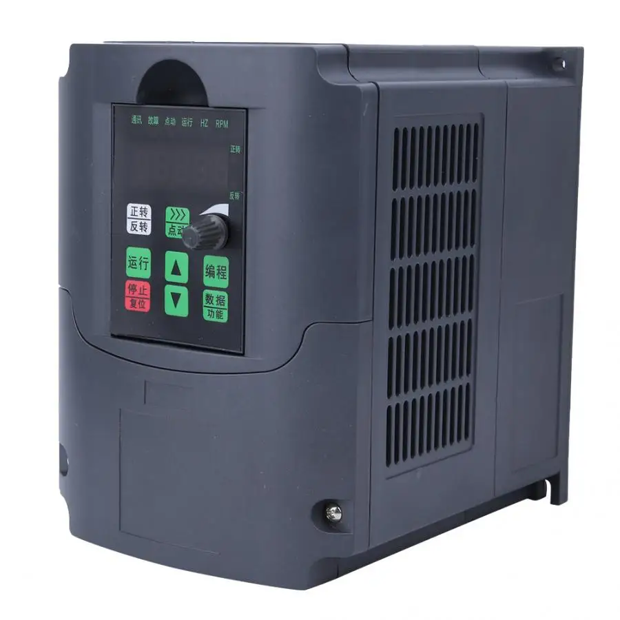 

0.75KW 380V VFD Inverter Frequency Converter 3-Phases PWM Control Black ABS Housing HAJ380-G075KW