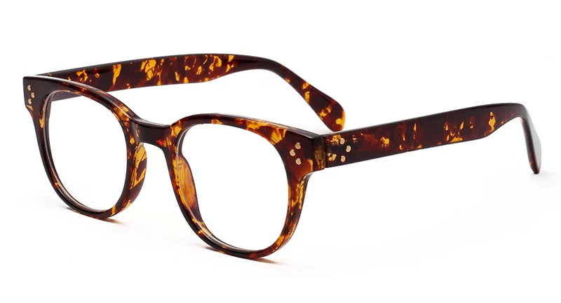 Peekaboo женские компьютерные очки анти голубой свет дешевые черные квадратные очки для мужчин унисекс оправы - Frame Color: leopard frame