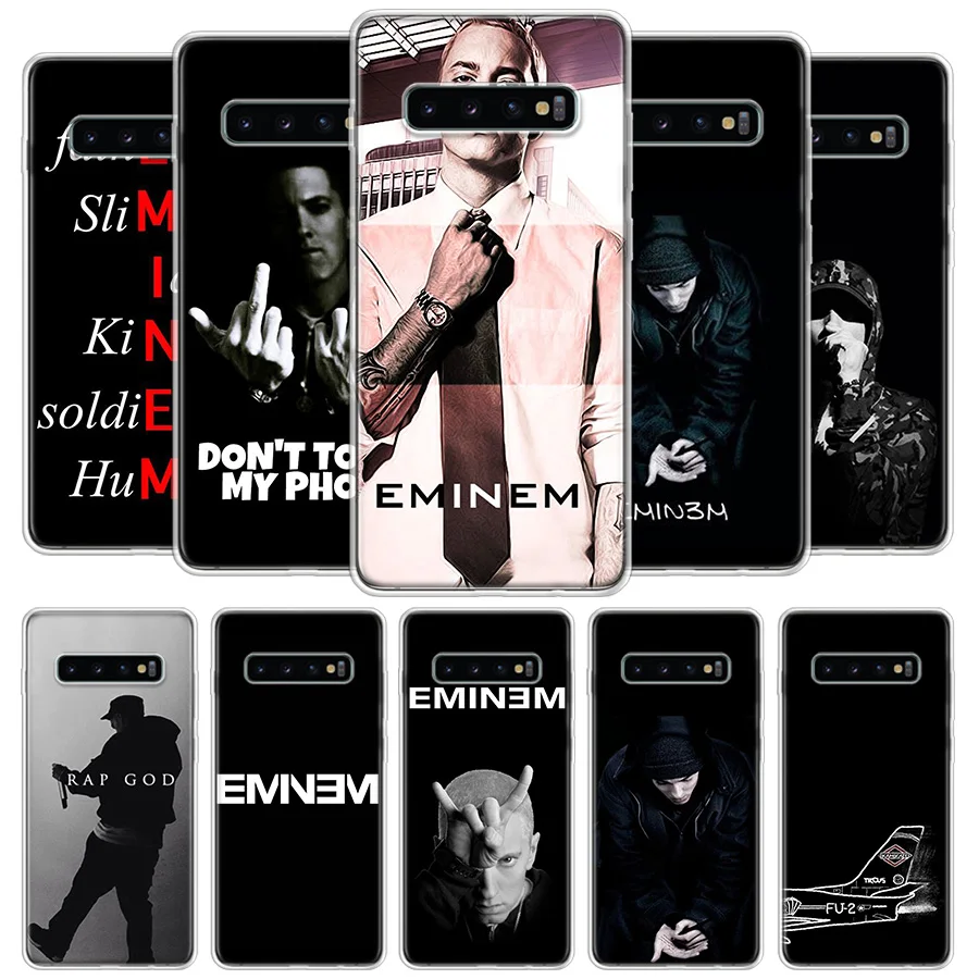 Чехол для телефона Eminem Rap Singer чехол Samsung Galaxy S20 FE S21 Ultra S10 Lite S9 S8 Plus S7 Edge J4 J6 + J8 S10e |