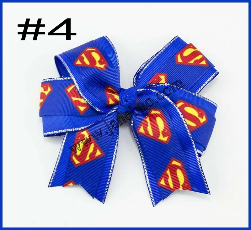 30 шт 4,5 ''персонаж Cheer аксессуары для волос бант зажим девушка бант волосы популярный цвет болельщик банты для волос cheer