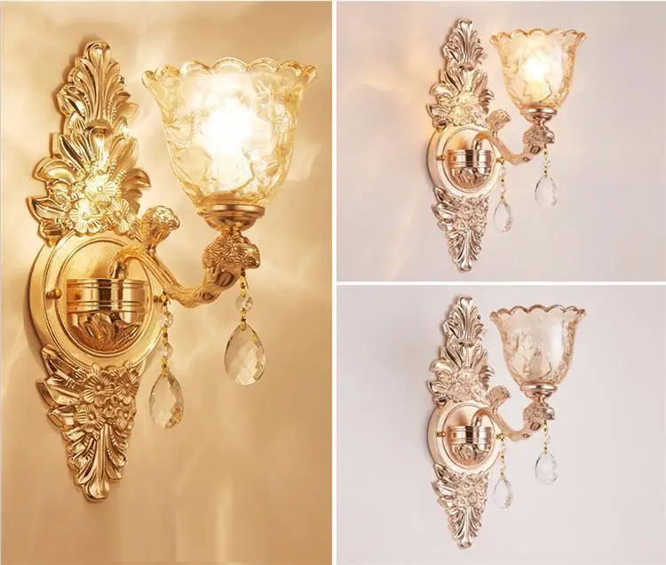 Бра Wandlampe зеркало Cama Lampara De Interior Aplique Luz Pared аппликация Murale Wandlamp Хрустальный потолочный светильник настенный светильник для спальни