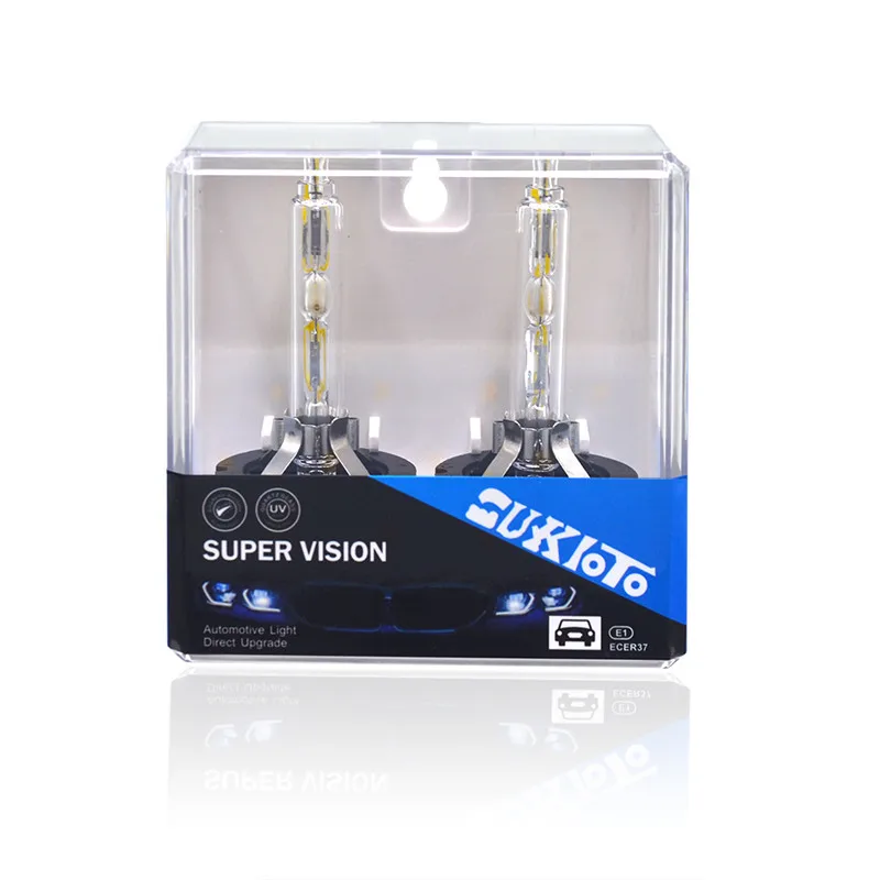SUKIOTO 2PCS Original Xenon HID 55W D2S D2R D4R D4S Car Bulb 5500K White Fast Bright Xenon Lamp D2 D4 Auto Headlamp Bulb Lights (3)