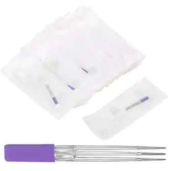 

Microblading Tattoo Supplies 30pcs Manual Tattoo Needle Makeup Microblading Eyebrow 3 x 3RL Tattoo Needle Accessories Tattoo