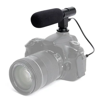 

3.5mm Video Camera Microphone SLR Accessories Digital Stereo Interview Professional Portable Condenser DV Vlog Recording
