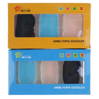 

3Pcs Amblyopia Eye Patches Child Amblyopia Training Orthoptic Corrected Eyeshade Children Occlusion Medical Lazy Eye Patch Soft