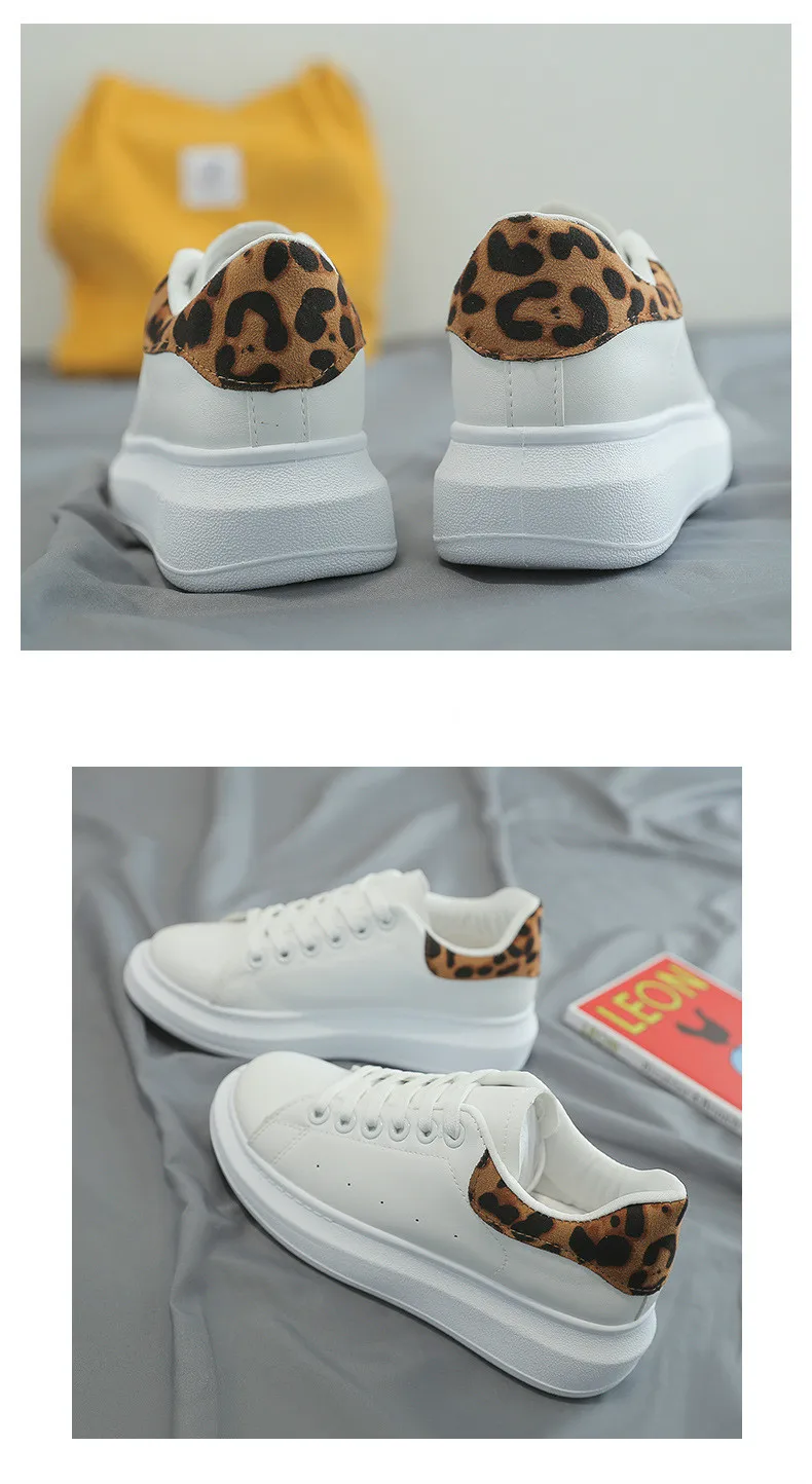 Women Leopard Sneakers Shoes Fashion Pu Comfortable Shoes Sexy Leisure Women's Mesh Tennis Shoes Tenis Feminino H1-43