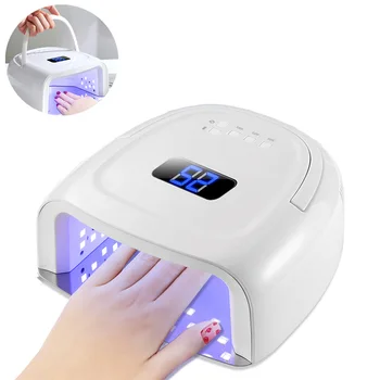 

2019 New Rechargeable Nail Lamp Wireless Gel Lacquer Dryer Gelpolish Curing Light Cordless Manicure Machine LED Nail Art Lamp