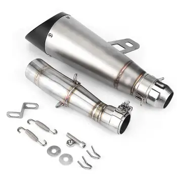 

Motorcycle Middle Tail Exhaust Pipe Modified Front Link Tube Header Slip On Fits for Honda X-ADV 750