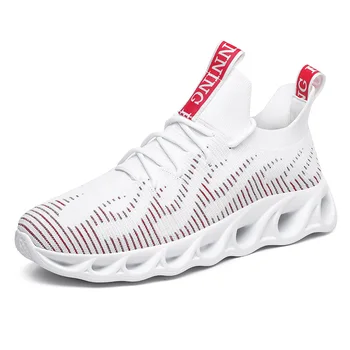 

New fashion breathable sports shoes running shoes 46 large size comfortable sports men's jogging casual shoes