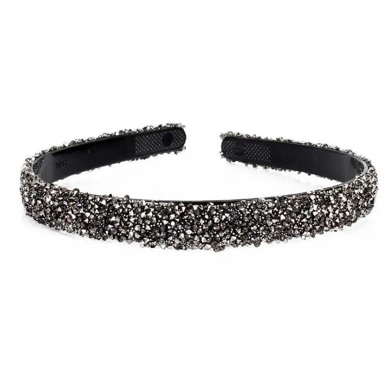 Luxury Crystal Pearl Rhinestone Headbands Fashion Women Hair Accessories Headdress Padded Hairbands Hair Bands Sparkly Hair Hoop bridal hair clip