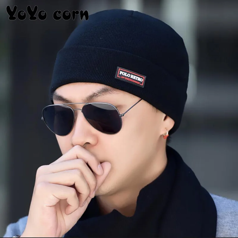 YOYOCORN, унисекс, осень и зима, пара, сетчатая красная шерстяная шапка для мужчин и женщин, хип-хоп, дикие теплые вязаные шапки, ins, холодная шапка, плюс шарф