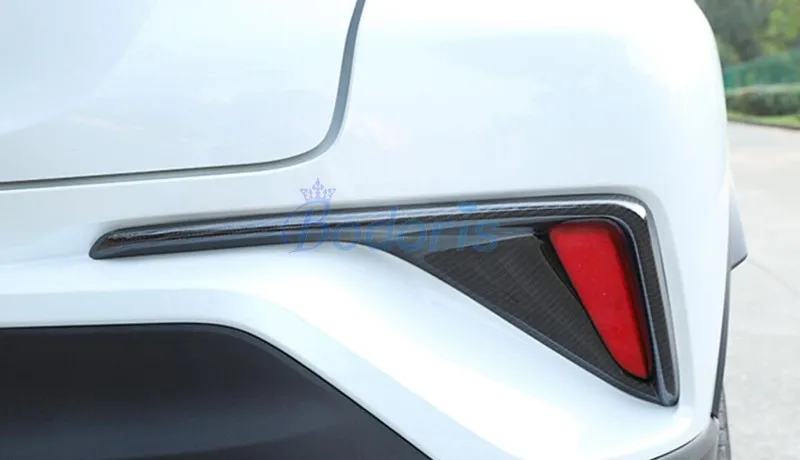 Для Toyota C-HR CHR C HR серебристый цвет задняя противотуманная фара крышка Свет Накладка рамка хром автомобиль Стайлинг Аксессуары