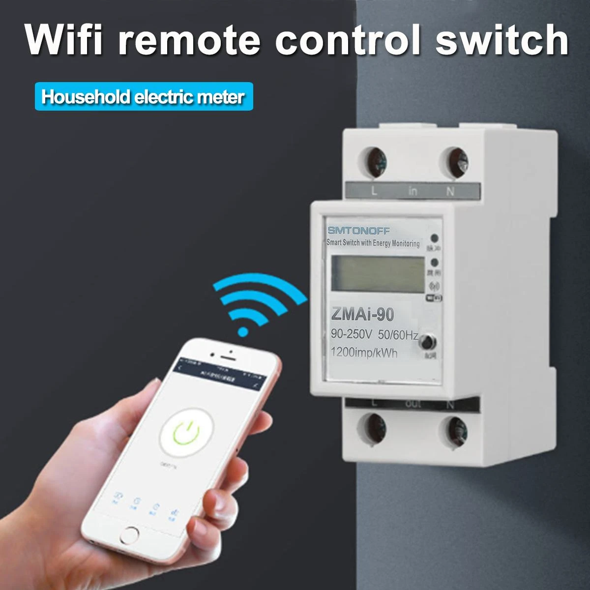 Smart Switches Smart WiFi Smart Geyser timer Energy Meter Works with