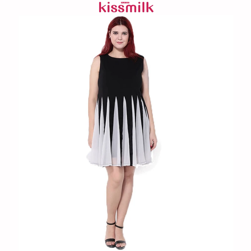 Женское платье-трапеция Kissmilk повседневное коктейльное платье средней длины с