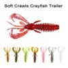 2.2g/70mm Floating Soft Crawfish Shrimp Lures 10pc NED Rig Drop Shot Silicone Texas Crayfish Rubber Jig Worm Bait For Bass Trout ► Photo 2/6