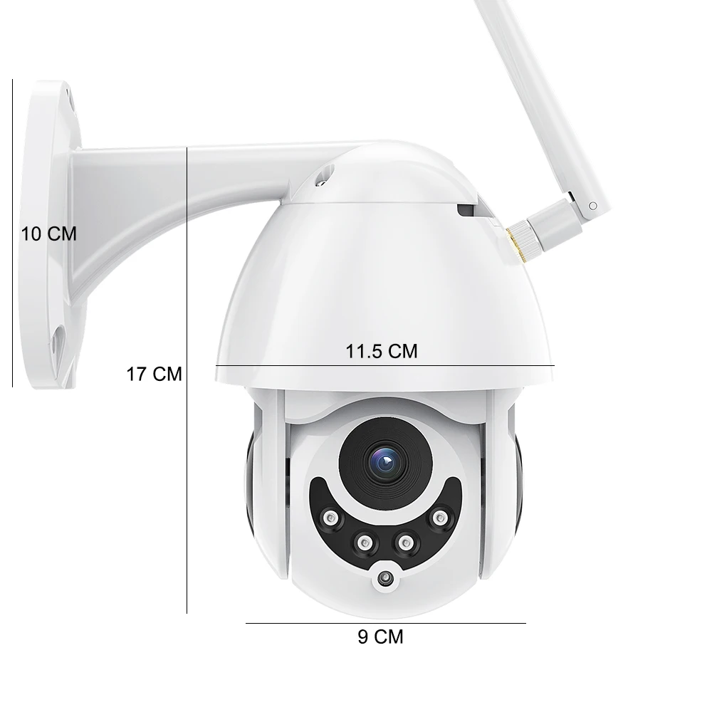 1080P PTZ Безопасности wifi камера Открытый скорость купольная Беспроводная IP камера CCTV Pan ИК сети наблюдения