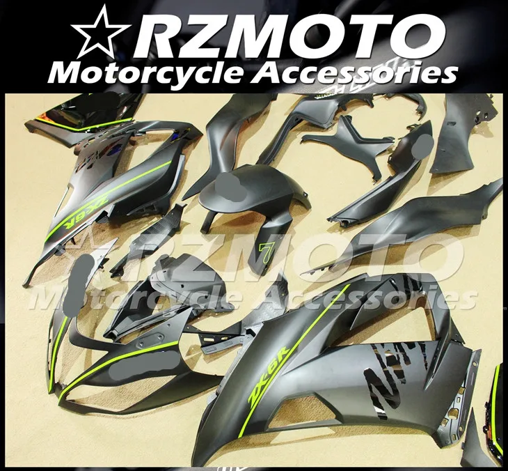 Мотоциклетный обтекатель abs подходит для Kawasaki ZX6R 636 2013- корпусные детали прессформы Магазин № 0536