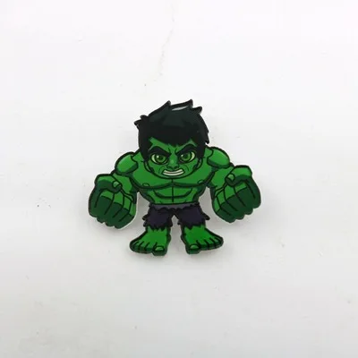 12 шт. значки Marvel брошь «Мститель» булавки Thor Pin фильм эндигра ювелирные изделия Железный человек Капитан Америка Броши со спайдерменом для мужчин подарок - Окраска металла: keychain12