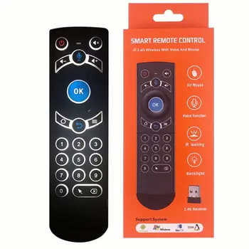 

G21 PRO Gyro Smart Voice Remote Control IR Learning 2.4G Wireless Fly Air Mouse for X96 Mini H96 MAX X99 Android TV Box vs G21