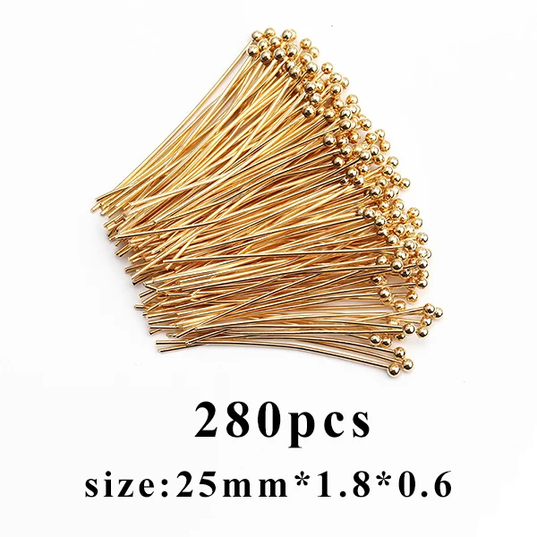 Assoonas M510, золотая игла, ювелирные аксессуары, 18k позолоченные, без никеля, ручная работа, изготовление ювелирных изделий, diy медный металл, 25 г/лот - Цвет: M51002