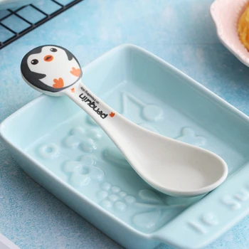 

Baby Cute Spoons Feeding Dishes Tableware For Children Flatware Cutlery Colher Spoon Silicone Tools-for-patchwork Lot Soup Ladle