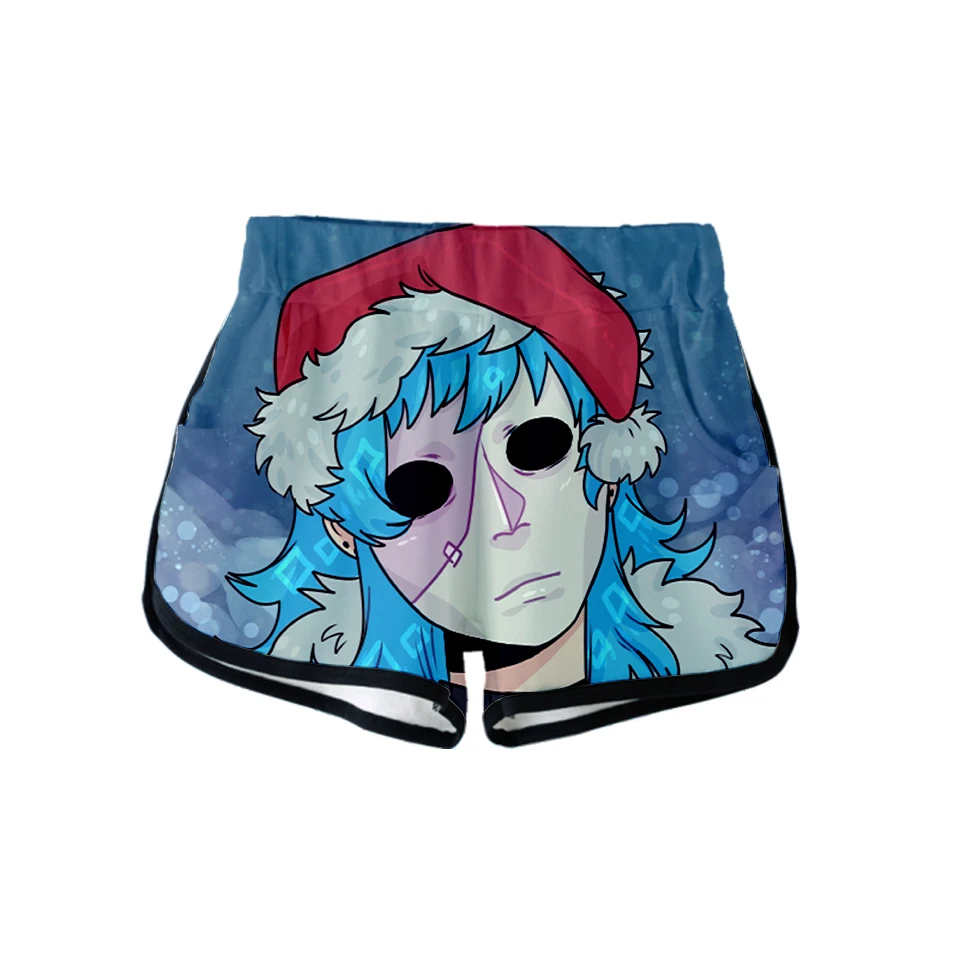 Newest All-match  2019 3D pop Face Print Women summer Casual sexy POP shorts 2019 Casual Ladies summer Hot sale Shorts Plus Size