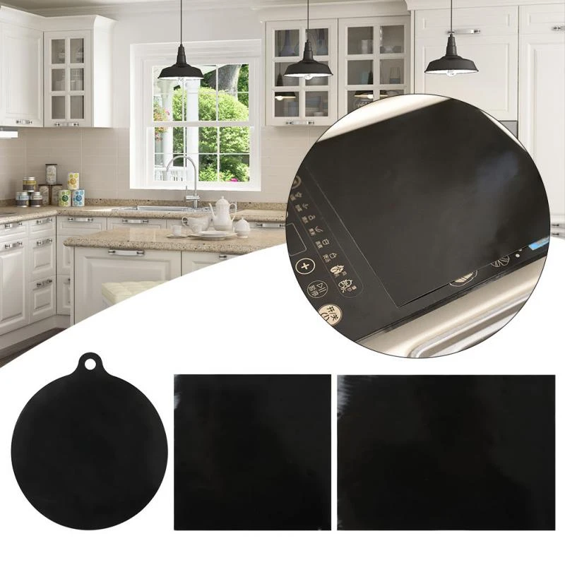 Reusable Induction Cooker Mat Protector Antislip Silicone Insulation