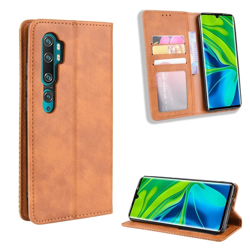Чехол для телефона Xiaomi кожаный чехол книжка с магнитной застежкой Mi 10 8 7 Pro 6 7s K20 9T