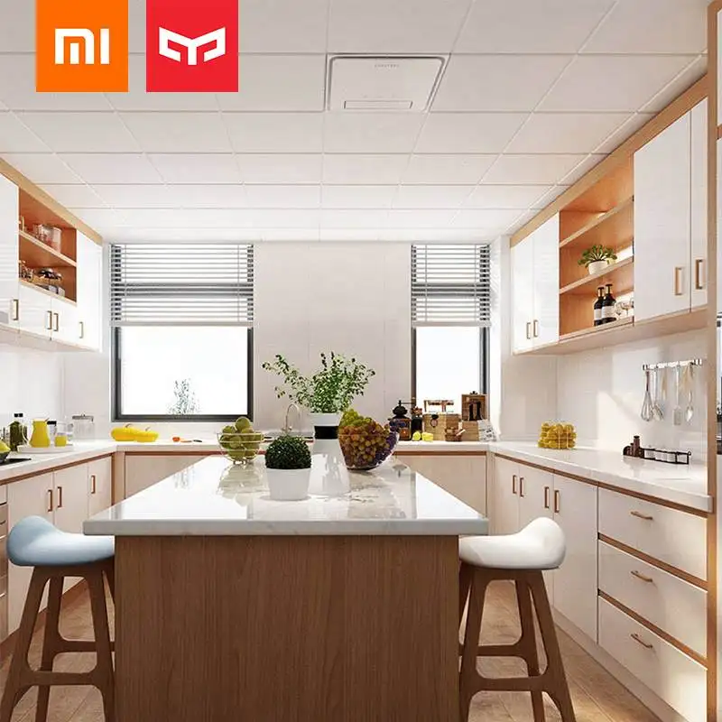 

Xiaomi Yeelight Smart Cooler Mijia App Remote Control with 1800lm LED Ceiling Panel Light Stepless Adjustment for Home Kitchen