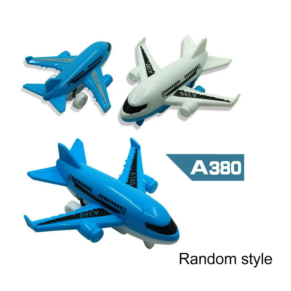 Хит A380 оттягивающийся самолет устойчив к падению детские игрушки маленький самолет