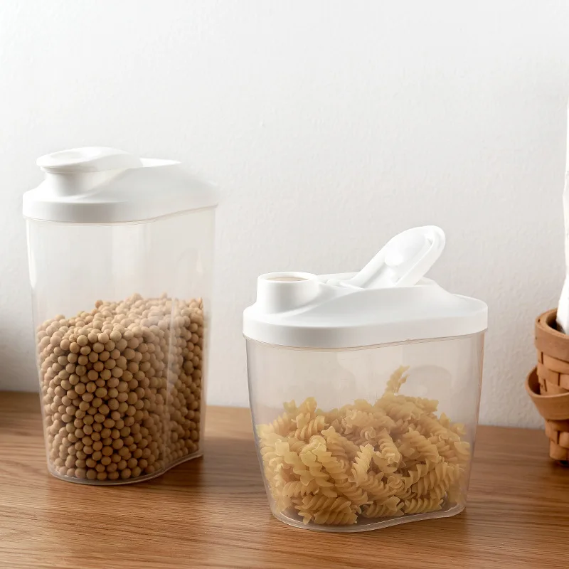 

Manufacturers Direct Selling New Style with Dried Goods Sealed Jar Transparent Lock Cover Drop-resistant Storage Jar Grains Stor