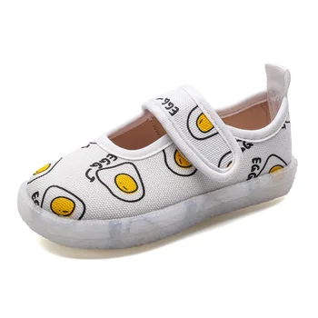 

Children's flat shoes 2020 new autumn fashion canvas princess shoes comfortable soft sole peas shoes girls baby Casual shoes