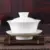 Китайский Чайный сервиз Gaiwan Кунг-Фу Белая Керамика Gaiwan Белая Чайная Посуда Sancai Чайная Чашка