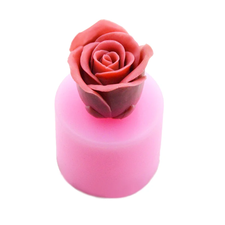 1PCS Food Grade Rose Flower shaped birthday wedding fondant cake border decoration silicone mould DIY Baking Tools | Дом и сад